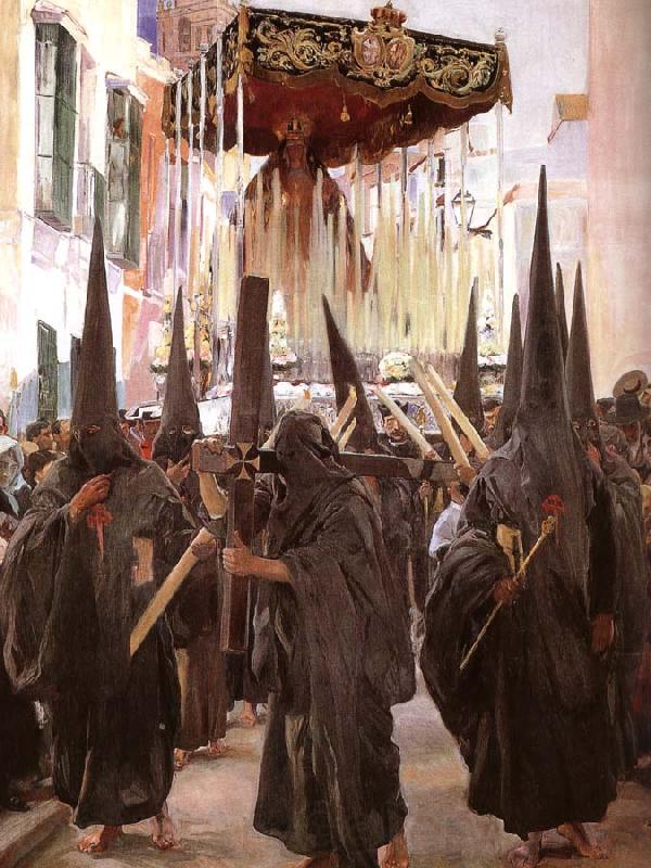 Joaquin Sorolla Seville s Holy Week France oil painting art
